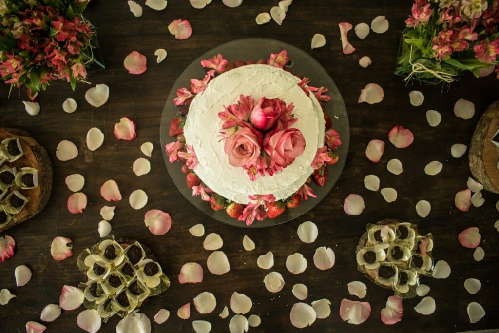 Traditional Charlotte Russe Dessert cake