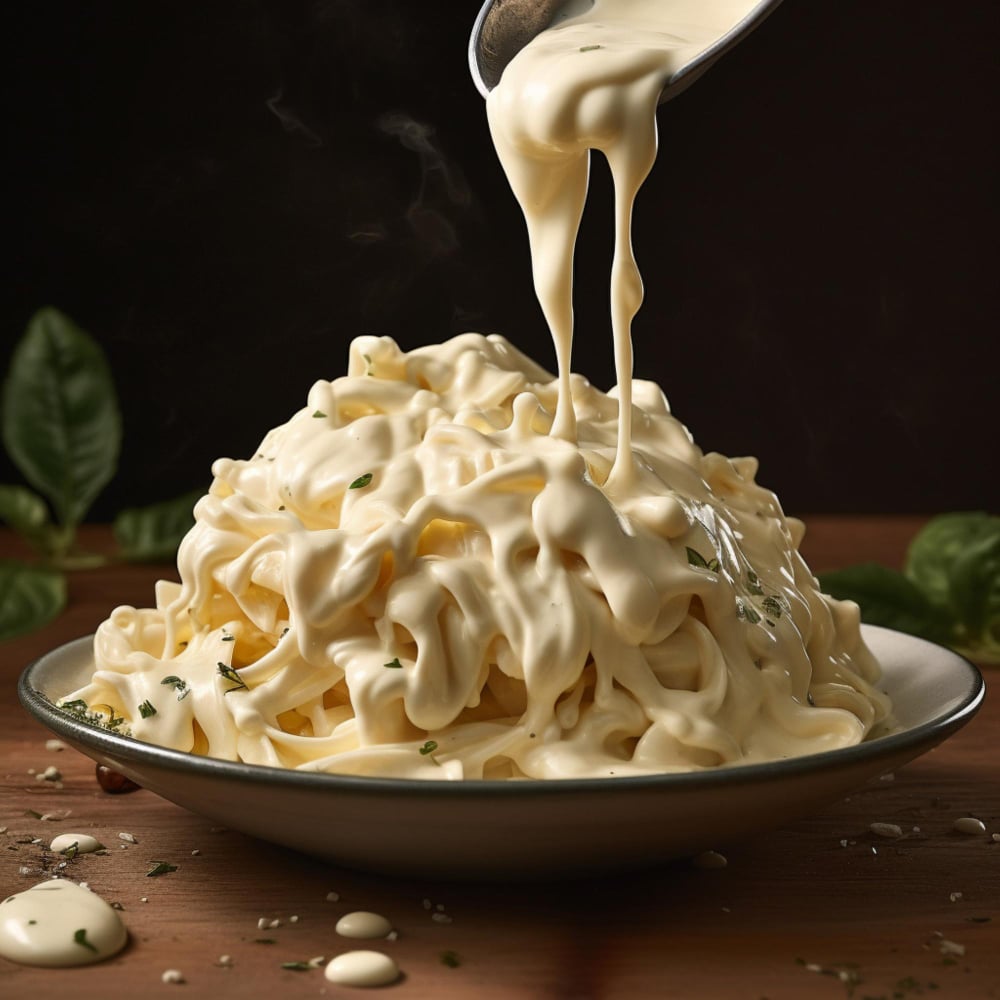 alfredo pasta sauce with milk
