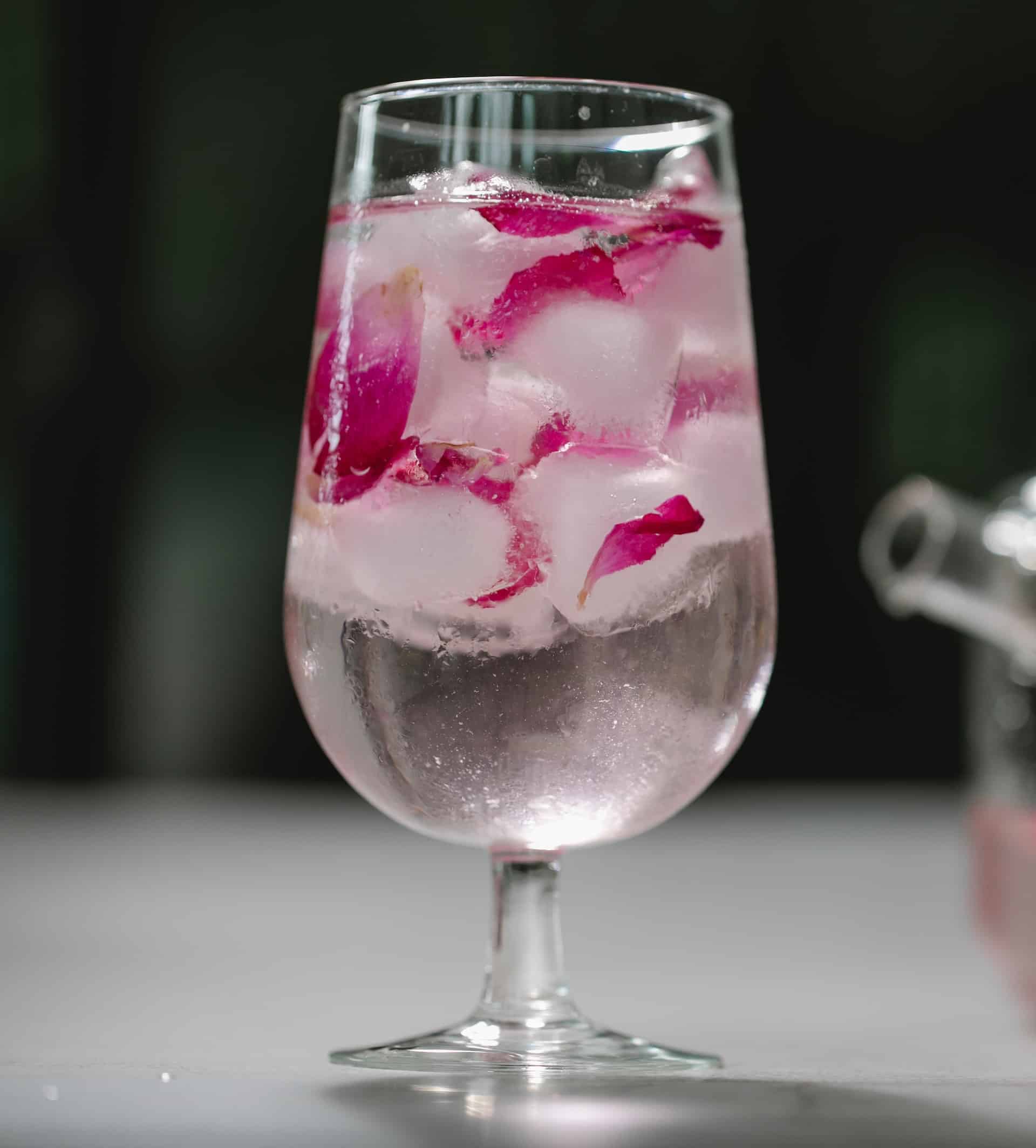 rose petal martini