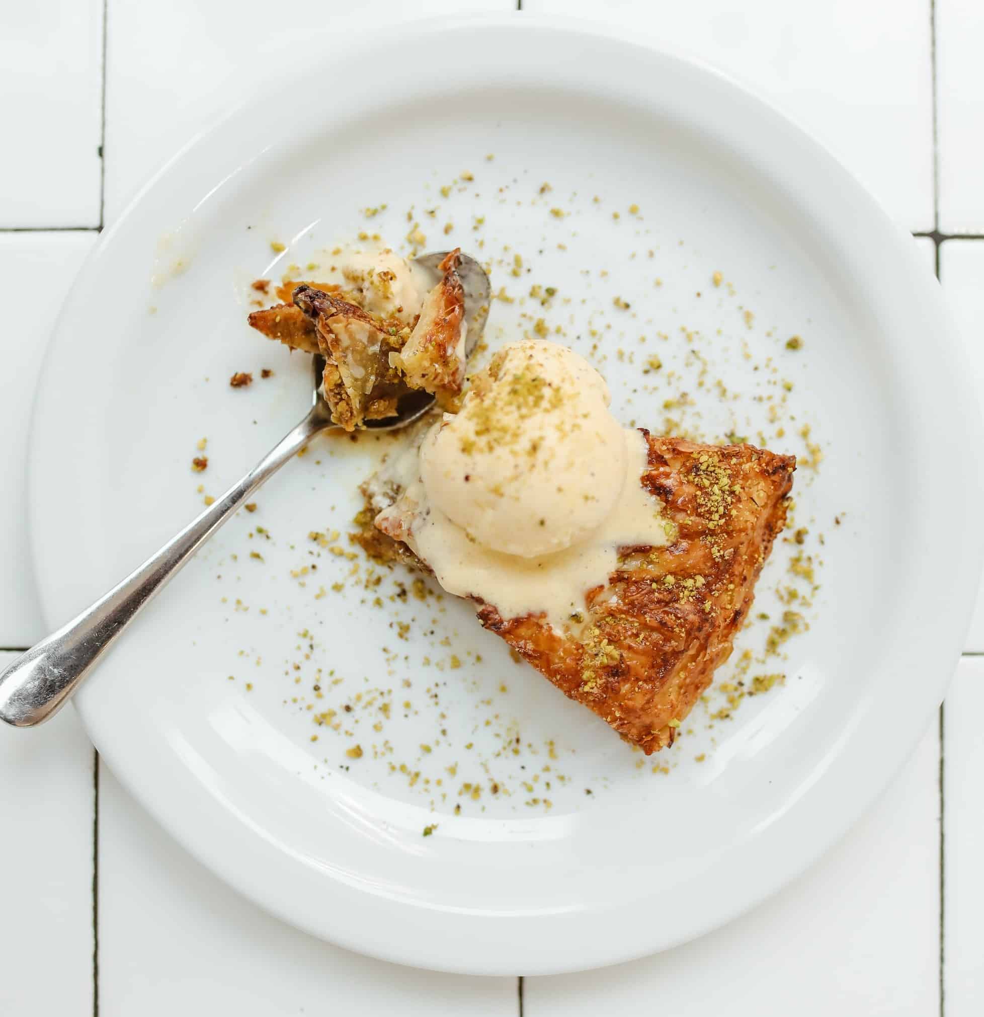 delicious baklava cheesecake