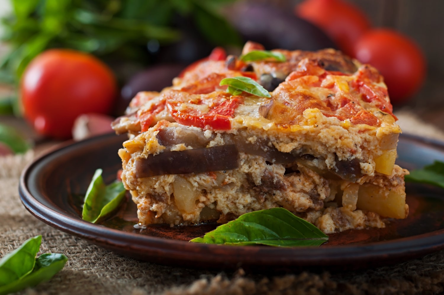 moussaka layers