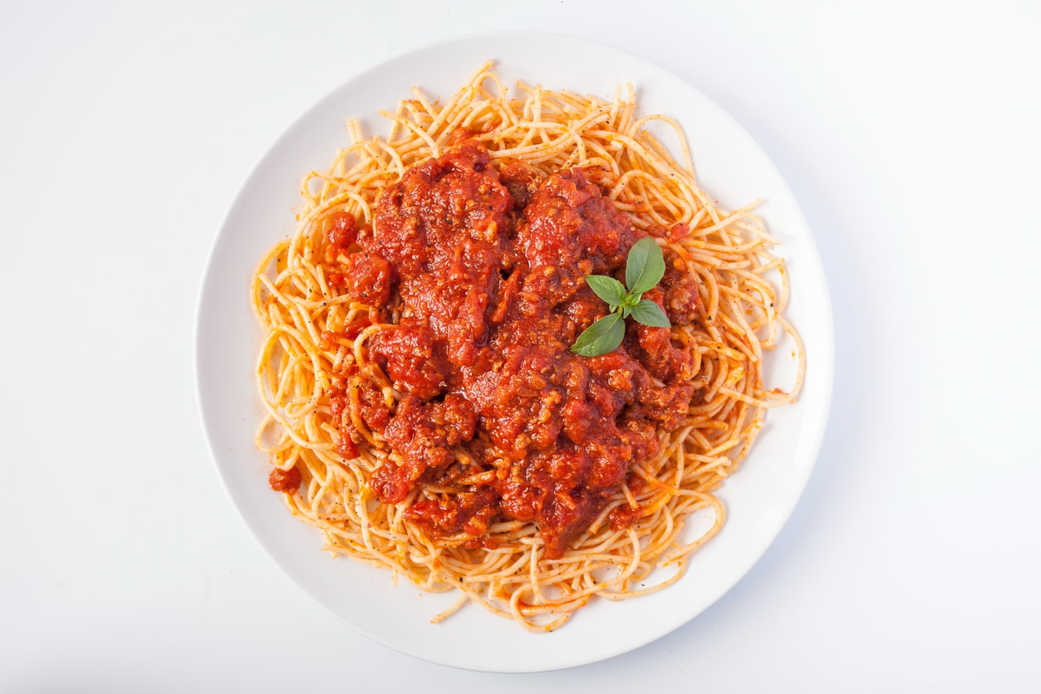 yummy spaghetti bolognese pasta